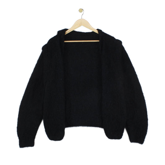 Womens Mohair Cardigan Long Sleeve