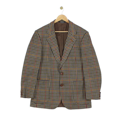 Mens Tweed Blazer Uk Made Notch Lapel
