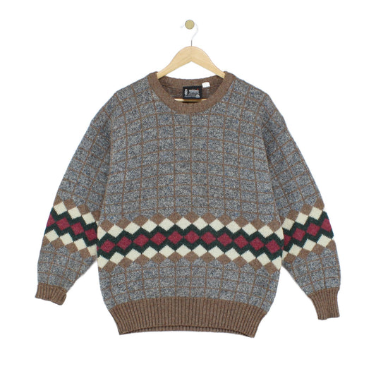 Mens Shetland Wool Jumper Uk Made