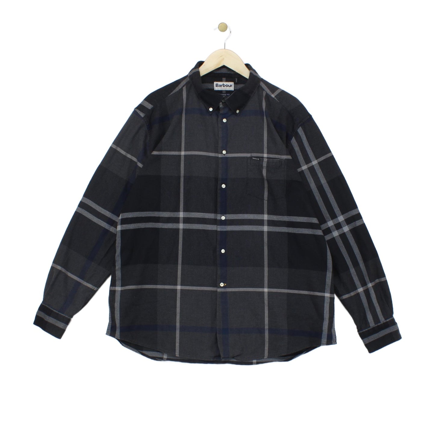 Mens Plaid Shirt Long Sleeve Button Up