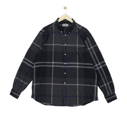 Mens Plaid Shirt Long Sleeve Button Up