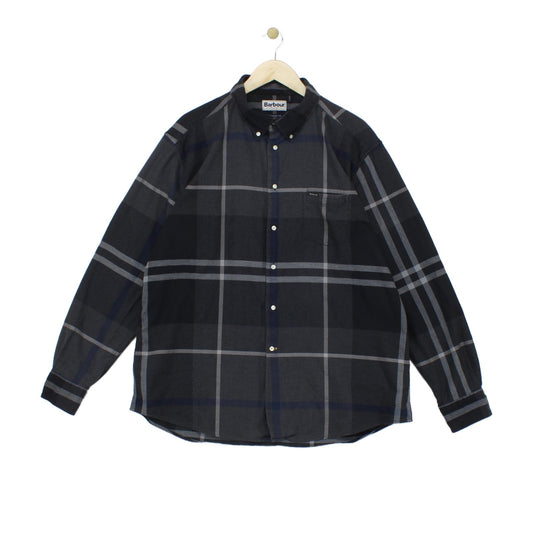 Mens Plaid Shirt Long Sleeve Button Up