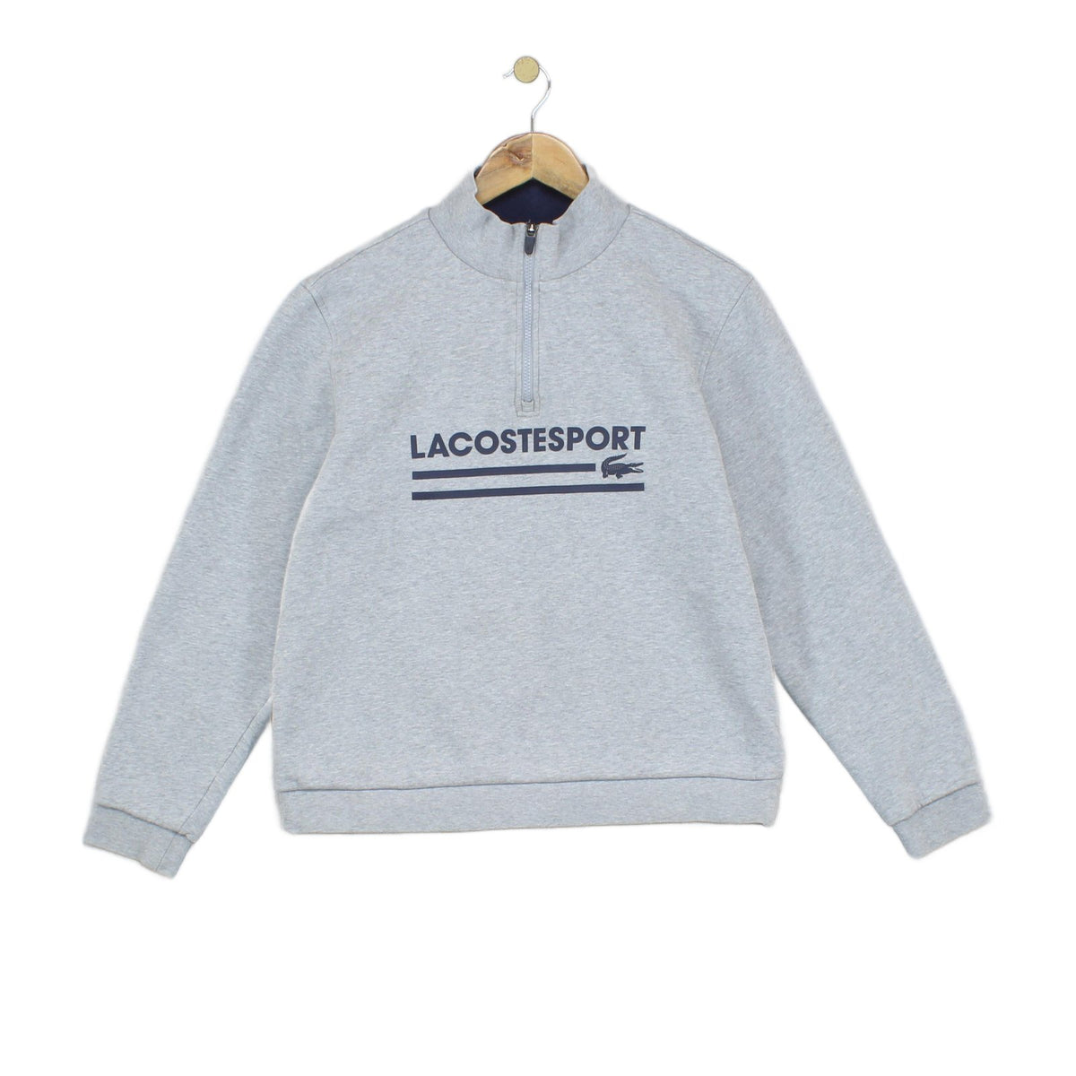 Mens 1/4 Zip Sweatshirt Athletic Pullover Logo