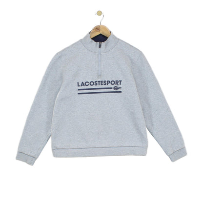 Mens 1/4 Zip Sweatshirt Athletic Pullover Logo