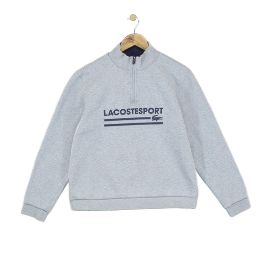 Mens 1/4 Zip Sweatshirt Athletic Pullover Logo