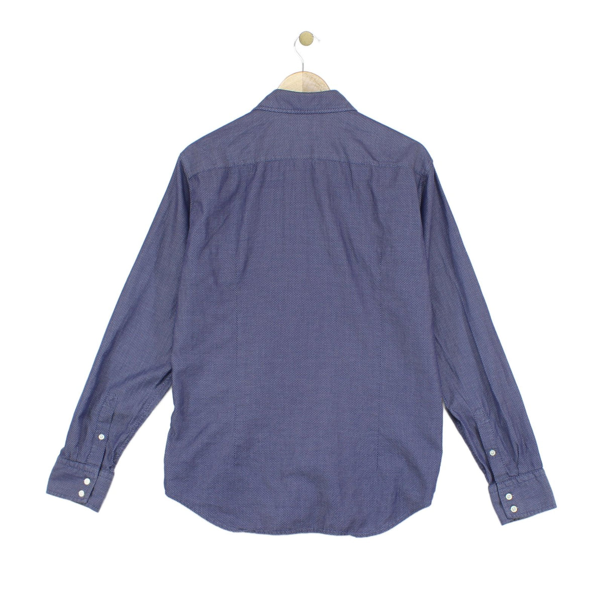 Mens Patterned Shirt Long Sleeve Button Up