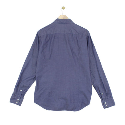 Mens Patterned Shirt Long Sleeve Button Up