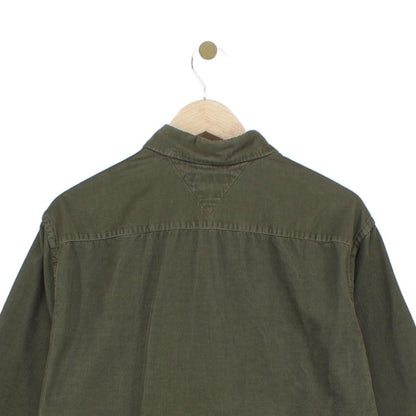 Mens Corduroy Shirt Button Down Long Sleeve