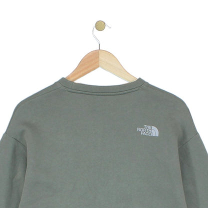 Womens Sweatshirt Cropped Crew Neck Outdoor