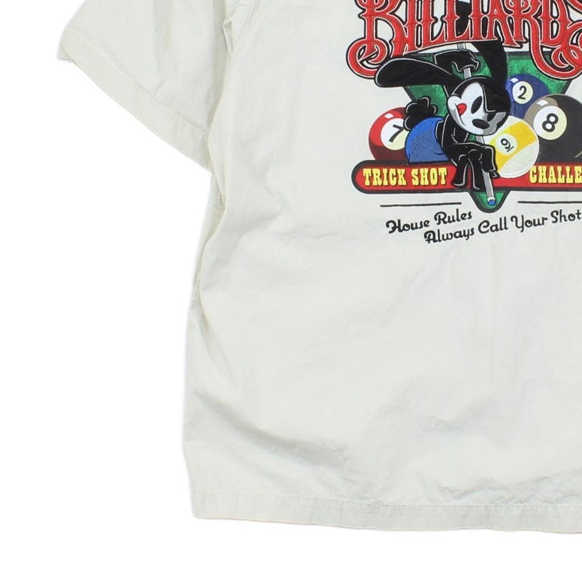 Mens Billiards Shirt Short Sleeve Graphic