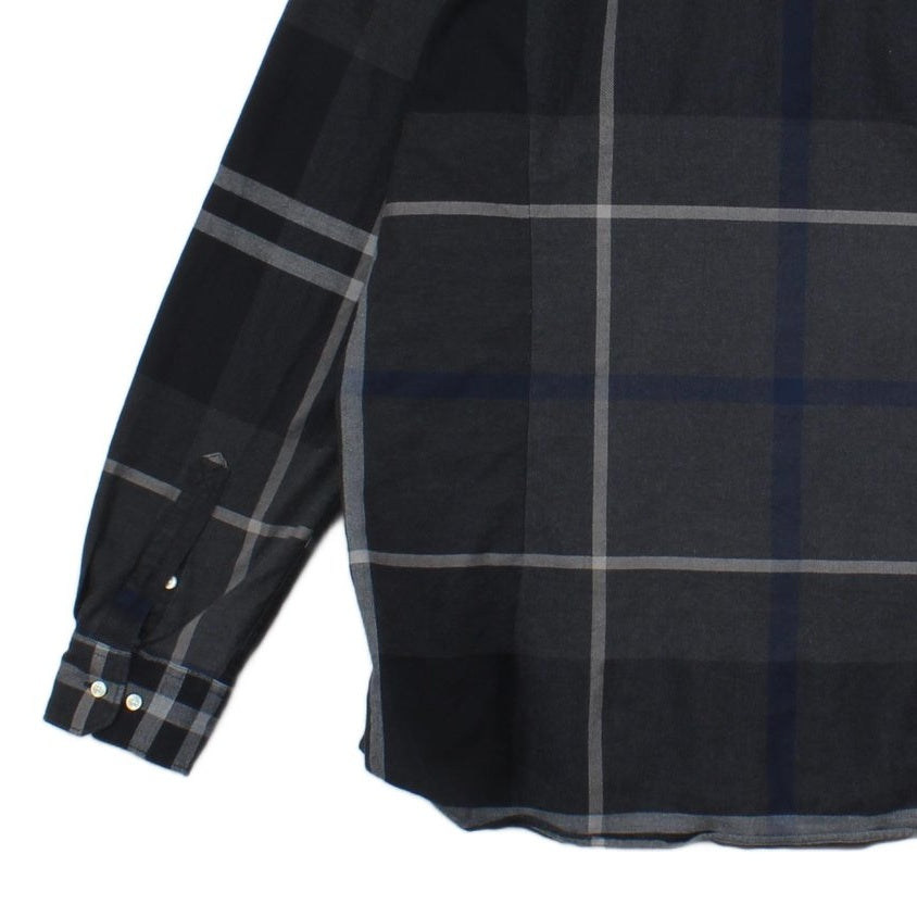 Mens Plaid Shirt Long Sleeve Button Up