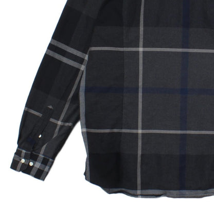 Mens Plaid Shirt Long Sleeve Button Up