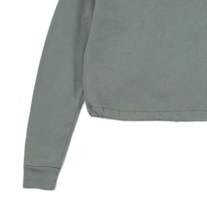 Womens Sweatshirt Cropped Crew Neck Outdoor