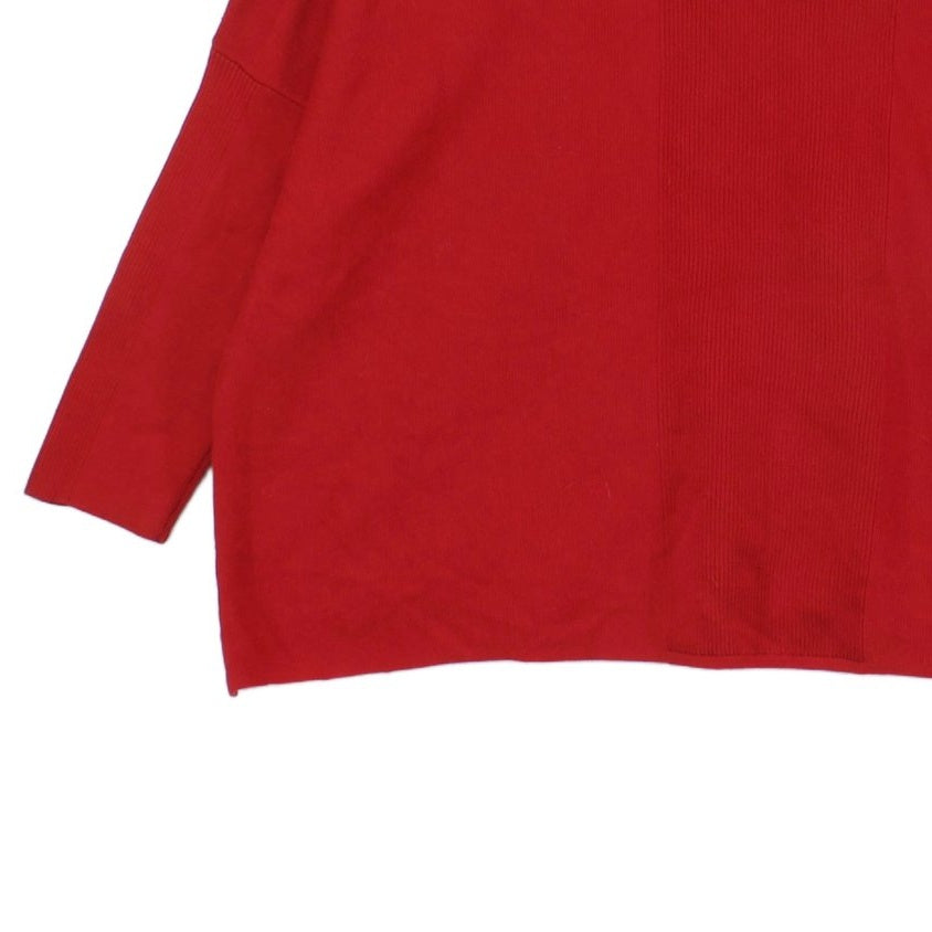 Womens Jumper Long Sleeve Dropped Shoulder Relaxed