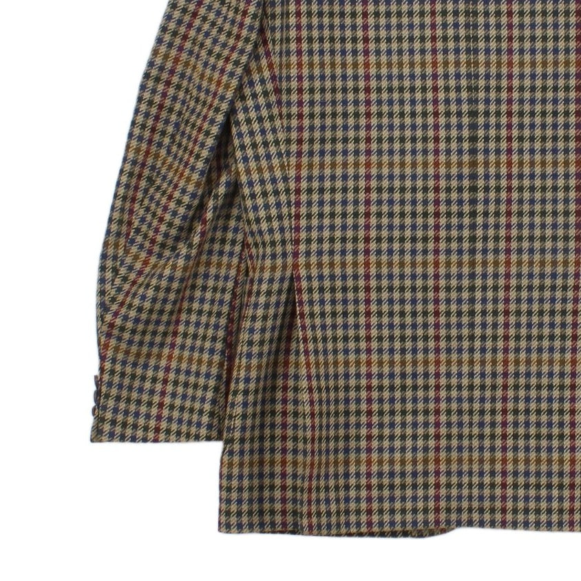 Mens Tweed Blazer Uk Made Notch Lapel