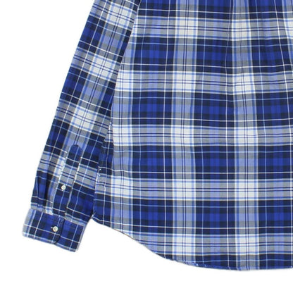 Mens Plaid Shirt Long Sleeve Slim Fit