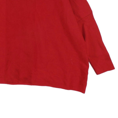 Womens Jumper Long Sleeve Dropped Shoulder Relaxed