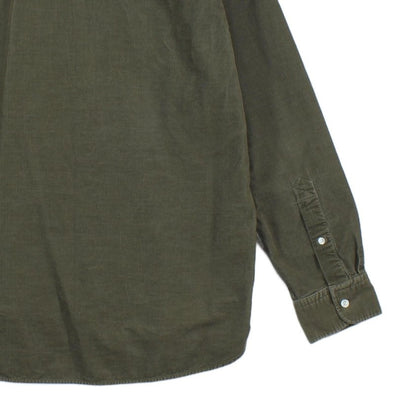 Mens Corduroy Shirt Button Down Long Sleeve