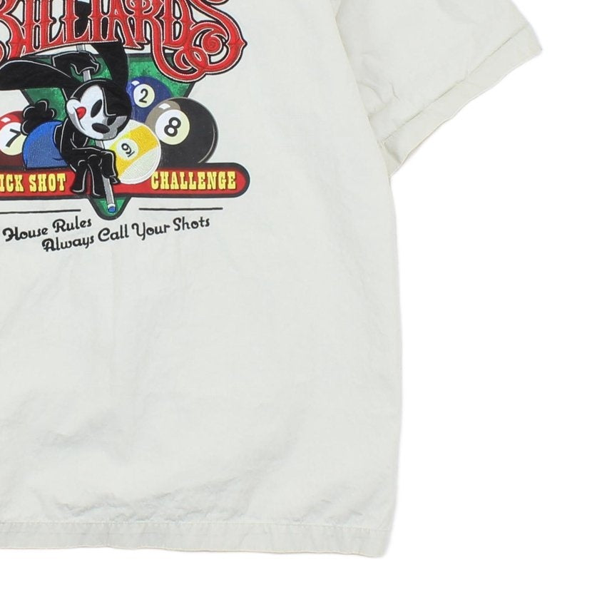 Mens Billiards Shirt Short Sleeve Graphic