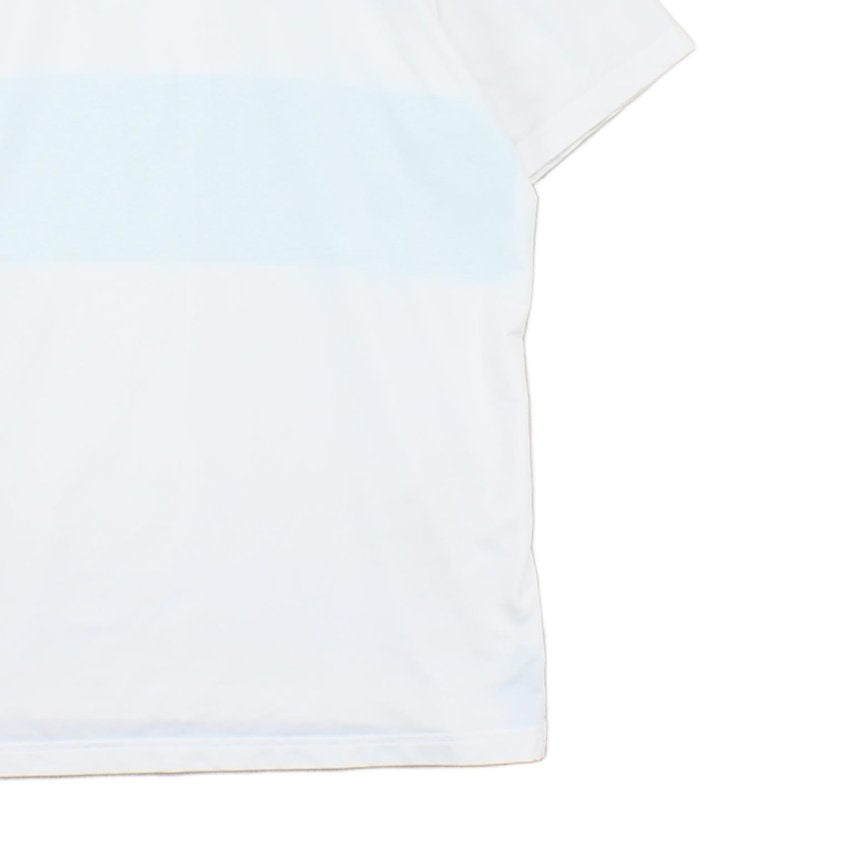 Mens Striped Polo Shirt Stretch Golf Short Sleeve