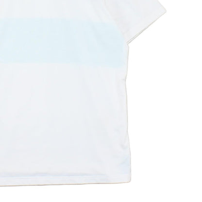 Mens Striped Polo Shirt Stretch Golf Short Sleeve
