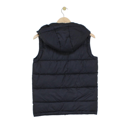 Boys Bodywarmer Hooded Padded Outdoor