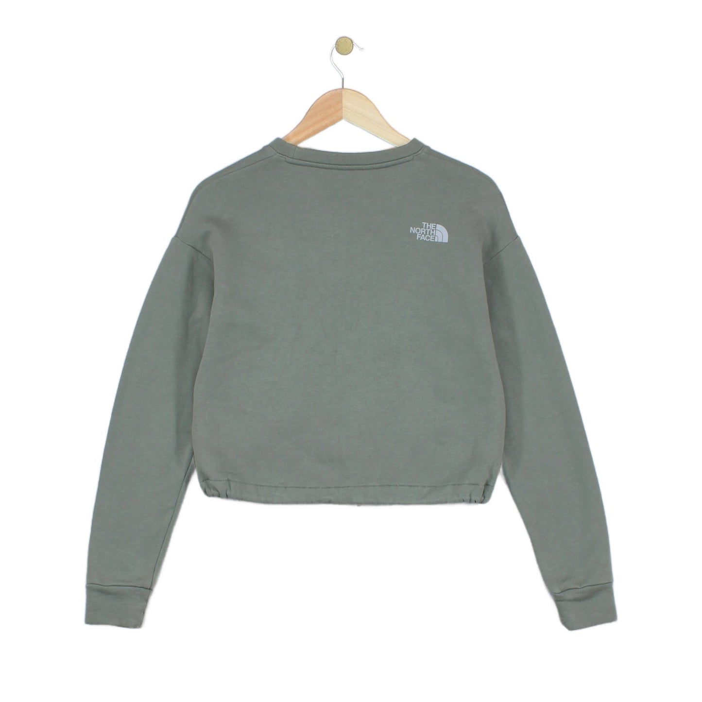 Womens Sweatshirt Cropped Crew Neck Outdoor