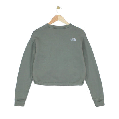 Womens Sweatshirt Cropped Crew Neck Outdoor