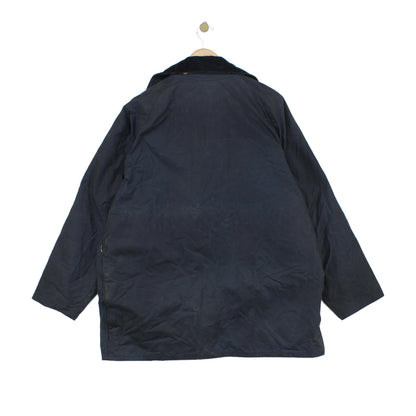 Mens Beaufort Waxed Jacket Uk Made Plaid Lining Cotton