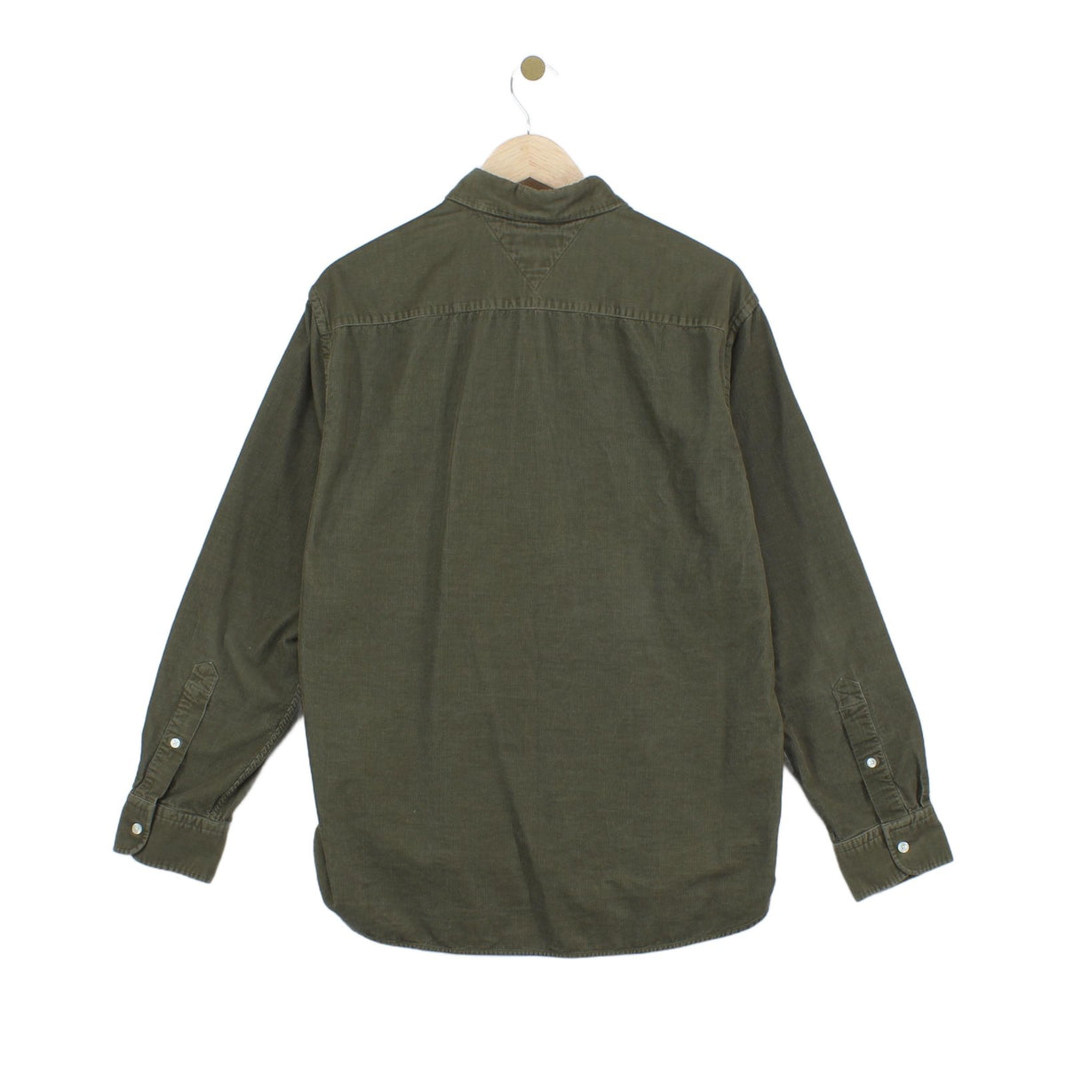 Mens Corduroy Shirt Button Down Long Sleeve