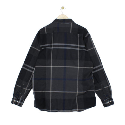 Mens Plaid Shirt Long Sleeve Button Up