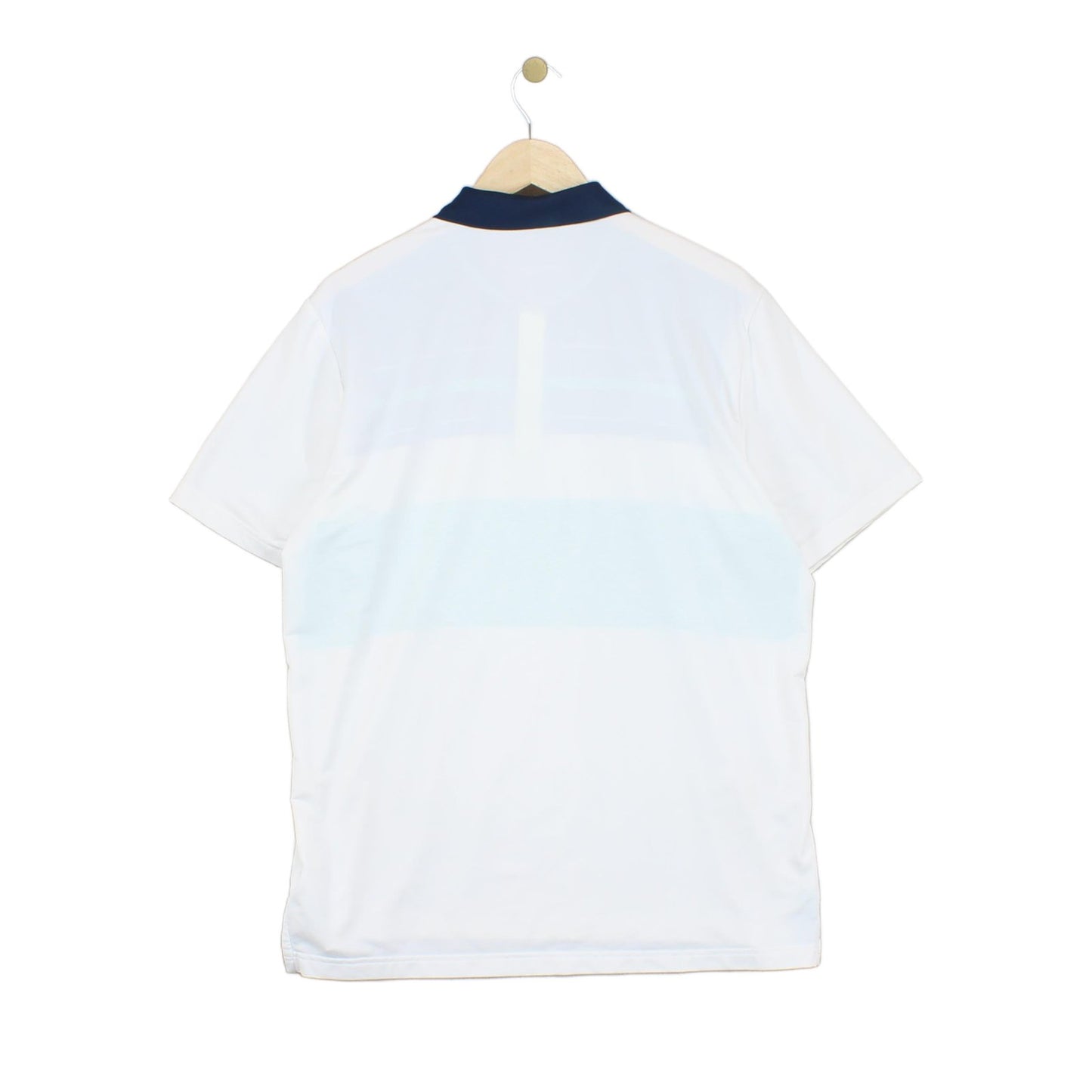 Mens Striped Polo Shirt Stretch Golf Short Sleeve