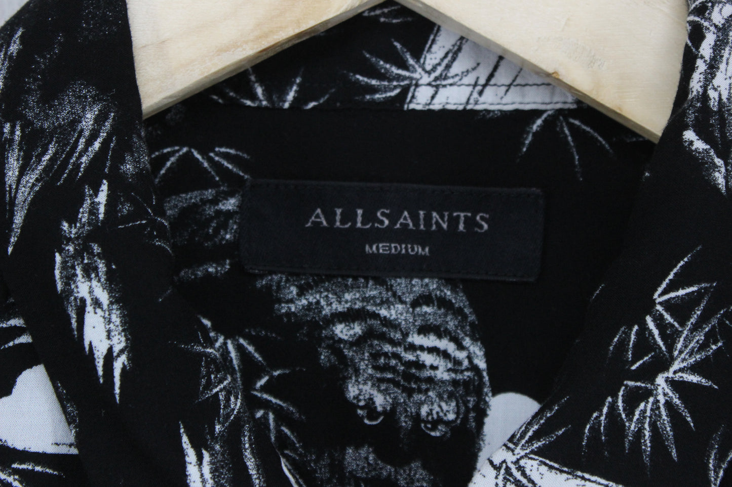 Mens Viscose Shirt Casual Print Patterned