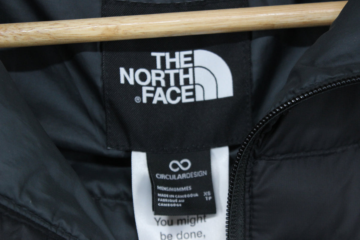 Mens Quilted Jacket Hooded Full Zip