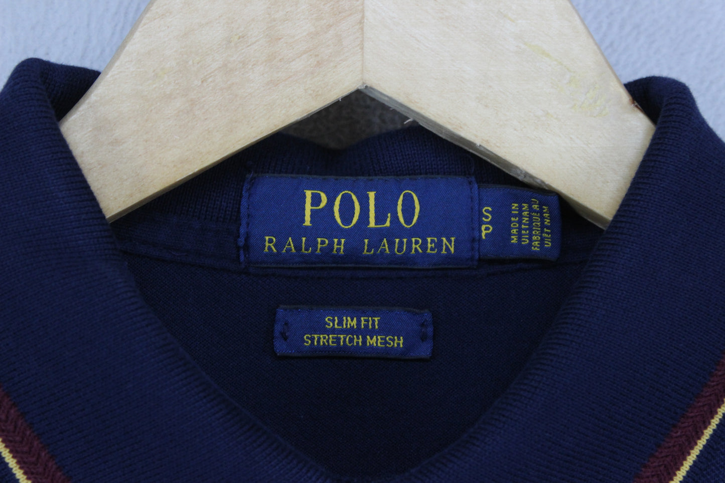 Mens Polo Shirt Stretch Slim Fit Long Sleeve Classic