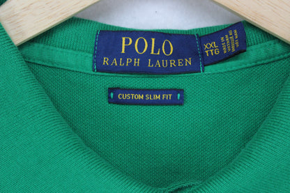 Mens Polo Shirt Custom Slim Fit Short Sleeve