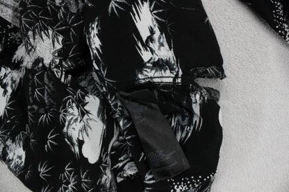 Mens Viscose Shirt Casual Print Patterned