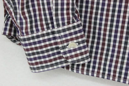 Mens Plaid Shirt Button Up