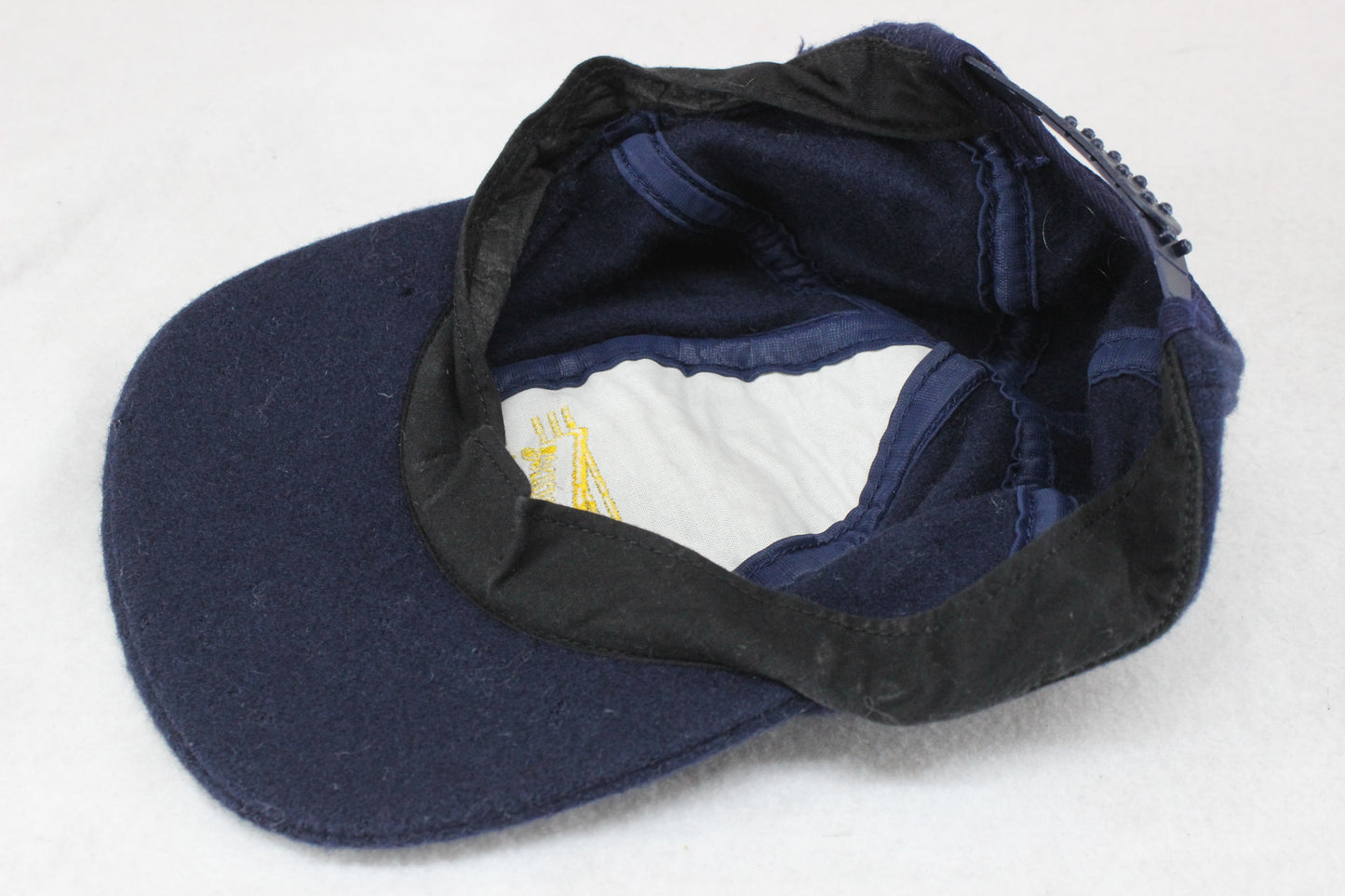 Mens Baseball Cap Logo Adjustable Wool
