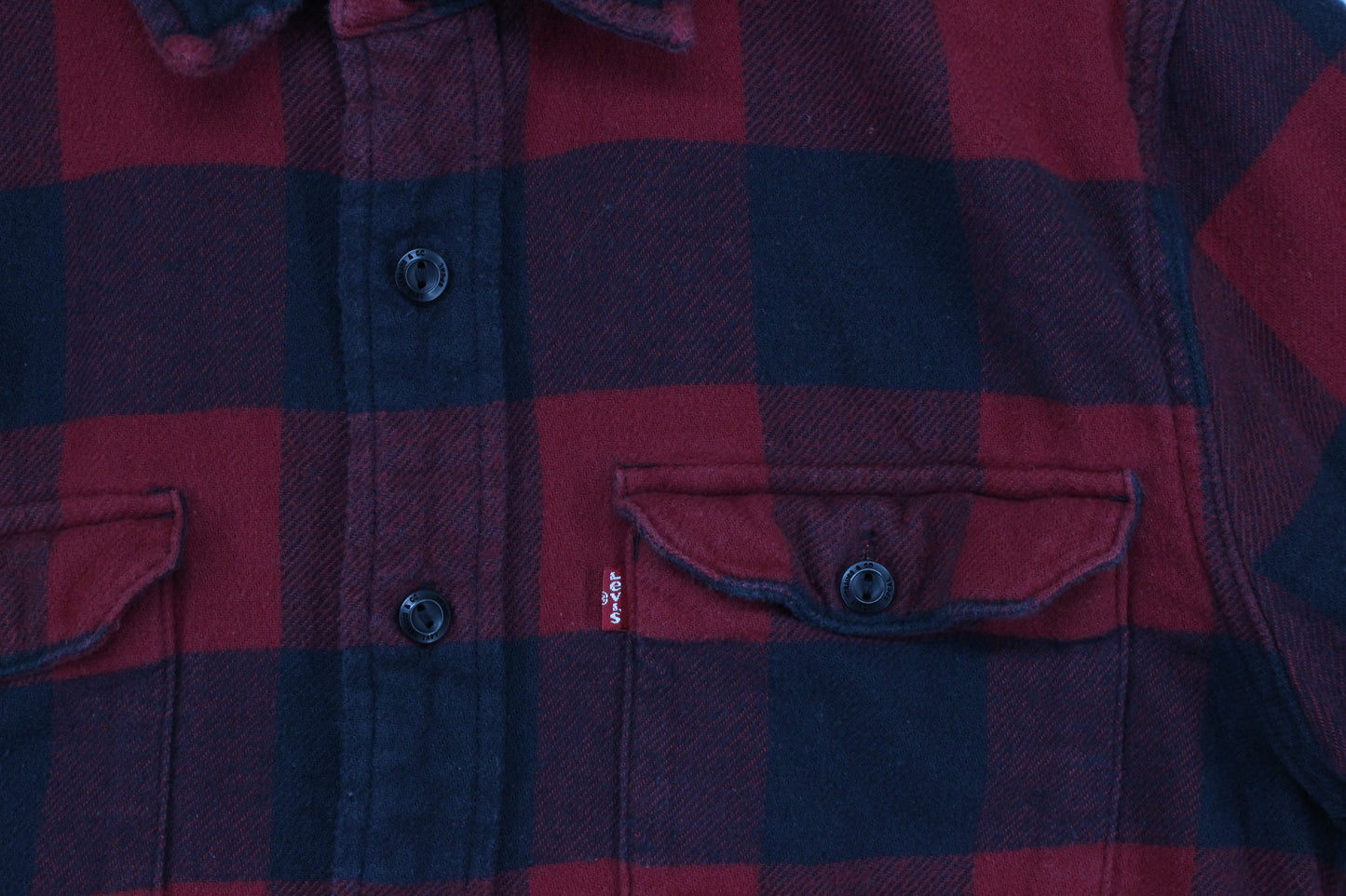 Mens Plaid Shirt Button Up Flannel
