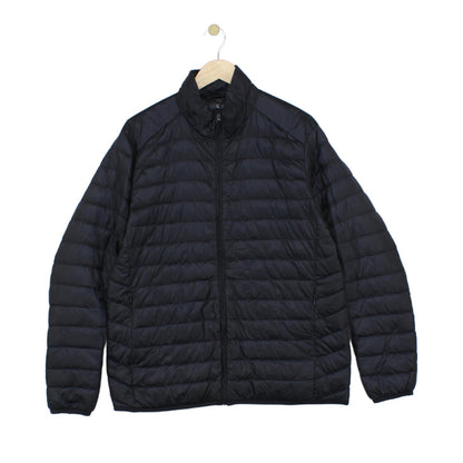 Mens Quilted Jacket Lightweight Outerwear Down