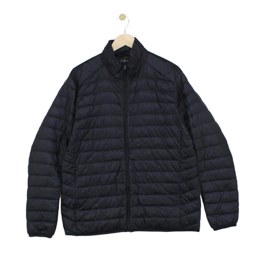 Mens Quilted Jacket Lightweight Outerwear Down