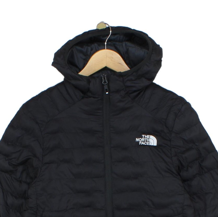 Mens Quilted Jacket Hooded Full Zip