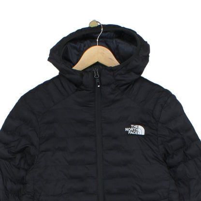 Mens Quilted Jacket Hooded Full Zip