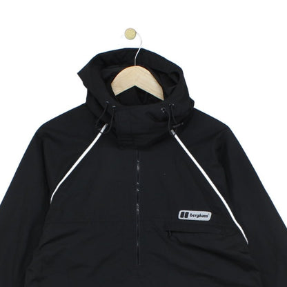 Mens Windproof Jacket 1/4 Zip Hooded Outdoor