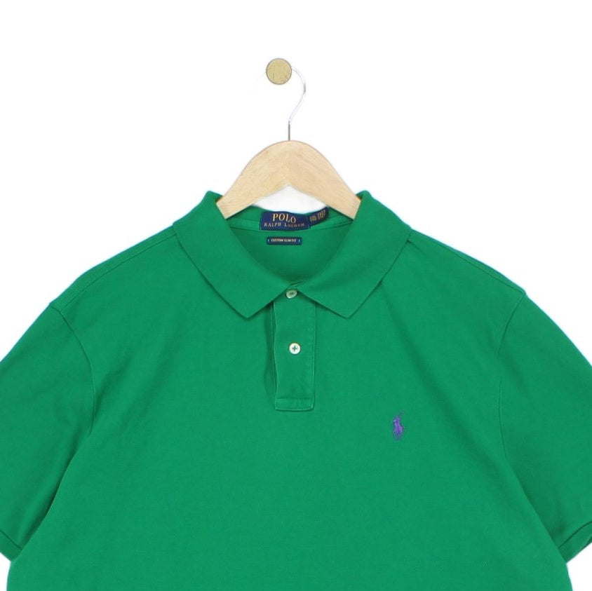Mens Polo Shirt Custom Slim Fit Short Sleeve