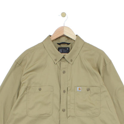 Mens Workwear Shirt Long Sleeve Relaxed Fit