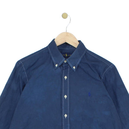 Mens Dyed Shirt Long Sleeve Button Up