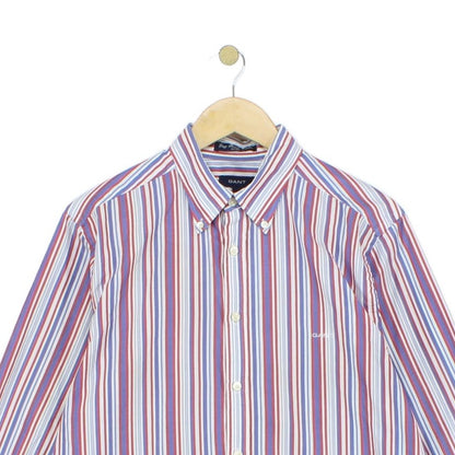 Mens Striped Shirt Long Sleeve Fitted