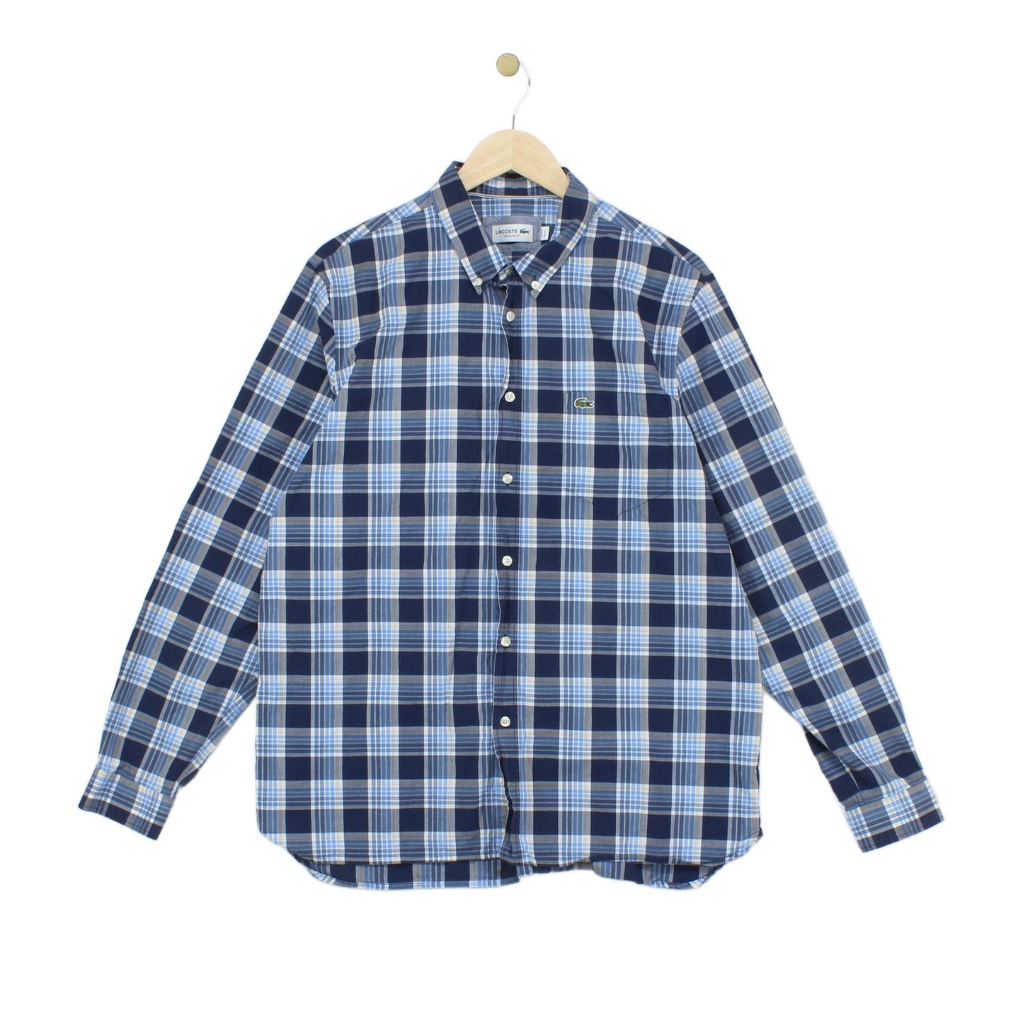 Mens Plaid Shirt Long Sleeve Button Up